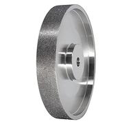 REHOC CBN Meule diamantée de 15,2 cm de diamètre x 2,5 cm de , avec tige de 1,27 cm, meule diamantée pour aiguiser HSS, grain 80