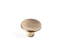 Rei Blister avec 2 boutons ronds pour meuble fabriqué en Zamak finition cuir satiné MOD.774 Ø35 mm