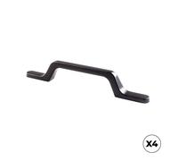 Rei Modèle 515 Poignée de meuble en aluminium finition titane 96 mm Blister 4 pièces