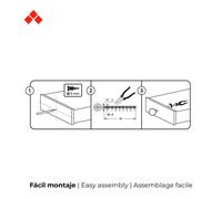 Rei Poignée de meuble modèle 3110 zamak blanc poro Ø35 mm blister 4 pièces