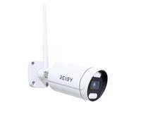 REIGY 8MP Bullet Caméra Surveillance WiFi Extérieure, Compatible NVR | 3840x2160P Caméra de Sécurité sans Fil, Coque Métallique Détection Mouvements Vision Nocturne Couleur Audio Bidirectionnel