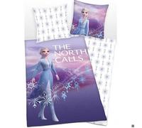 REINE DES NEIGES-FROZEN-DISNEY- PARURE DE LIT- HOUSSE DE COUETTE 140X200 CM + TAIE - 63X63 CM-NEUF.