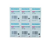 Reiner Lot De 6 Cassettes Reiner Re T2 - Colorbox Type 2 Noire Pour Appareils B6 Et B6k