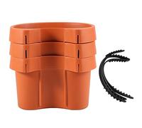 Reinscer 3 pièces/lot de gouttières uniques pour gouttière - Pour jardin - Pot de fleurs - Pot de drainage - Pot de fleurs - Baignoire - Tuyau de drainage - Jardins de plantes