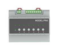 Reinscer Tuya Zigbee 6CH Relais Module de commutation pour télécommande d'appareils Prise en charge de la commande du moteur 3 voies