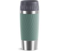 Reismok Easy Twist anti-fuite - gourde réutilisable - boire à 360 degrés - fermeture rapide - housse verte en silicone - 360 ml N2011710