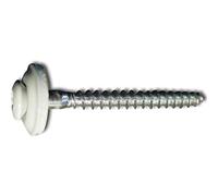 Reisser-Schraubentechnik 11509/4 RAL9002 Lot de 200 vis spengling en acier inoxydable A2 avec tête revêtue Gris blanc 4,5 x 80 TX20