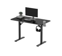 REKT R-Desk 120 Bureau Gaming 120 x 60 x 75 cm pour Gamer - Supporte jusqu'à 100 Kg - Porte Gobelet - Repose Casque - Bureau Gamer Informatique pour Gaming PC Console Table Gamer