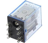 Relais 1 pièces MY2P HH52P MY2NJ bobine de relais général DPDT Micro Mini commutateur électromagnétique avec LED AC 110V 220V 380V DC12V 24V 36V