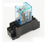 Relais 10A relais 12VDC 24VDC 110VAC 220VAC LY2N à usage général avec prise de Base puissance 8 broches commutateur LY2(12VDC)