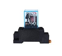 Relais 220V, LY2NJ Base Relais, Relais de Puissance 220V 10A, Temporisé électromagnétique DPDT HH62P HHC68A-2Z, 2 Contact Avec Socle De Prise, Pour Communication, équipements électroniques