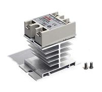 Relais à semi-conducteurs et dissipateur de chaleur SSR 40amp 40DA 3-32V CC / 24-380V CA