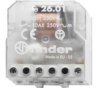 Relais bistable Finder 26.01.8.230.0000, SPST-NO, 230 V AC, 10 A, IP20