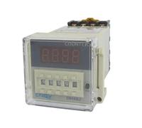 Relais compteur numérique DH48JA AC/DC 12 V 50/60 Hz 1-999900 avec base