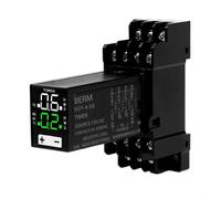 Relais d'affichage numérique pour contrôle de synchronisation dans les systèmes d'automatisation 12 V DC entrée 5 A 250 VAC capacité de charge large plage de réglage du délai (14 broches)