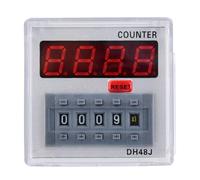 Relais de compteur numérique Dh48j A, relais temporisé avec affichage 11 broches 24v Ac Dc pour contrôle automatique, télécommande mécatronique (24 VCA/CC)