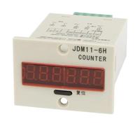Relais de compteur production électronique numérique JDM11-6H 5 broches 6-36 V CC NPN entrée capteur JDM11 AC 220 110 380 36 24 12(12VDC)