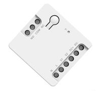 Relais de contact sec Zigbee 3.0 12-48 V CC pour vannes de porte de garage | Entrée AC/DC, sortie NO/NC, contrôle local, répéteur de signal, domotique intelligente, irrigation d'aquarium
