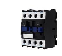 Relais de contacteur magnétique de moteur triphasé 12A 3 P 3 pôles 1NO AC 24V 110V 220 Volts 380V bobine CJX2-1210 35mm montage sur Rail Din