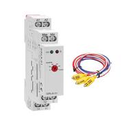 Relais de Contrôle Du Niveau De Liquide, Niveau D'eau 1SPDT, Sensibilité Réglable, Compteur De Niveau Avancé Pour La Surveillance Du Liquide (GRL8-01+Capteur, AC/DC 24-240V)