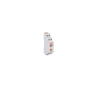 Relais de niveau pour liquides conducteurs, vidage ou remplissage, 1 module, 24-240 V AC/DC, 2,2 x 9,4 x 6,7 centimètres, blanc (référence : LVM25240)