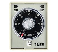 Relais de minuterie Ah3 3, relais de temporisation de déclenchement électronique, 8 broches, 60 minutes pour Installation sur Rail de 35mm, utilisation Stable (24V)