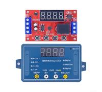 Relais de minuterie numérique avec large plage de 0,01 à 9 9990 m - Minuterie programmable pour pompe à moteur - Électrovanne d'automatisation UK (24 V)