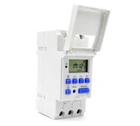Relais de minuterie numérique programmable hebdomadaire électronique MT15 7 jours AC 220 V 230 V 12 V 24 V 48 V 16 A Montage sur rail DIN 1 pièce(30A 220V)