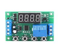 Relais de Minuterie, Relais de Commande d'Automation YYC-2S - Réglable Module d'Affichage à LED pour Électrovanne, Pompe à Eau, Moteur, Courroie Lumineuse(12V)