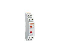 Relais de niveau pour liquides conducteurs, vidage ou remplissage, 1 module, 24-240 V AC/DC, 2,2 x 9,4 x 6,7 centimètres, blanc (référence : LVM25240)