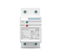 Relais de Protection de dispositif de Protection de surtension et de sous-tension de récupération automatique de Rail DIN de 40A 230V(40A)