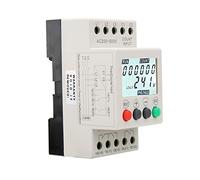 Relais de Protection de Tension JVR800-2, Surveillance 3 Phases, Protecteur Surtension Sous-tension, 208-480V AC, Montage Rail DIN 35mm, 80x43x54mm