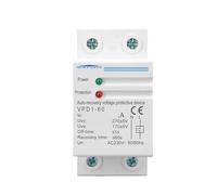 Relais de protection dispositif sous-tension surtension reconnexion récupération automatique rail 40A 60A 230V(40A)