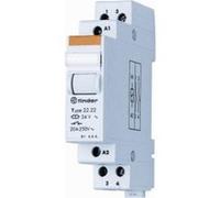 Finder 222282304000PAS Relais modulaire 230 Vac 2 NO 20 A AgSnO2