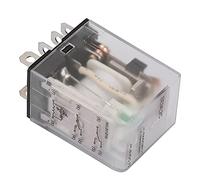 Relais de Puissance Intermédiaire 8 Broches 10A Électromagnétique - Deux Ouvert Deux Fermé avec Voyant Vert - 12VDC / 6VDC / 110VDC (6VDC)