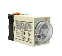Relais de retard de mise sous tension série ST3P ST3P AA/B/C/D/E/F/G (AC 380 V 220 V 110 V 24 V) délai de mise sous tension avec base à 8 broches(DC 24V,ST3P A-A)