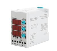 Relais de surveillance de tension DGK-04 pour armoire électrique 3 x 380 V | DGK-04 Relais de surveillance de tension 3 phases, 3 x 380 V AC 50/60 Hz, retard 0,1-10 s, ABS, industriel