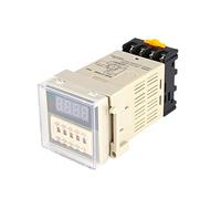 Relais de temps à affichage numérique DH48S-2Z, contrôle du temps de Cycle, retardateur AC110V 220V DC12V 24V avec prise de Base, relais multifonction