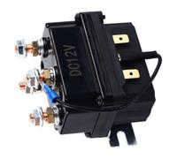Relais de Treuil 12v 250a pour Vtt et Utv, Contrôle 9000 Lb | Boîtier Noir Étanche et Antipoussière, Contacts Argentés, Installation Simple pour Boîtiers de Commande