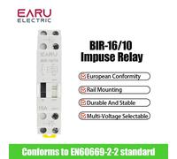 Relais d'impulsion double tension 16A AC230V DC110V 24V, relais de contrôle d'impulsion électrique domestique, relais de contrôle automatique pour Circuit d'éclairage