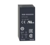 Relais d'interface enfichable RSB2A080M7, 8 A, 2 inverseurs, 220 V CA, 10 pièces