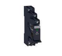Relais d'interface Schneider Electric 1 W, 10 A, 230 V CA, socle LED, étrier, varistance intégrée, modèle RXG13P7PV