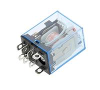 Relais électromagnétique DPDT à 8 broches LY2NJ HH62P, relais à bobine Micro électronique 10A avec lampe LED DC12V DC24V AC110V AC220V 1 pièces(AC 220V)