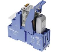 Relais electronique Finder - 58.34.8.024.5062 - Koppelrelais schwarz für DIN-Schiene 4 Wechsler ()