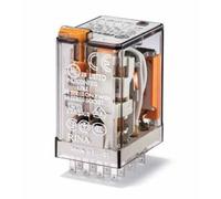 Finder Relais auxiliaire embrochable Série 55 – 4 RT 8A – Type AC 24 V