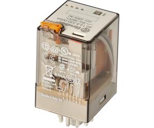Relais Industriel Finder 3CO 10A 230VAC Avec LED - 60.13.8.230.0054