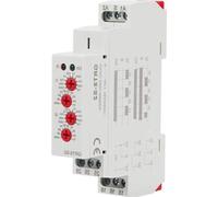 Relais miniature à temporisation GRT8-S2 Mini-temporisateur asymétrique MARCHE-ARRÊT CA-CC 12-240 V, montage sur rail DIN, longue durée de vie.