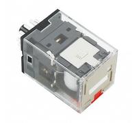 Relais Omron MKS 3PDT 24VAC 10A Avec LED Et Bouton De Test - MKSN8555R
