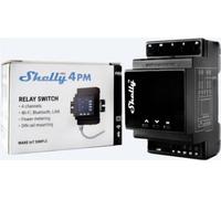 Relais pour rail DIN Shelly Shelly Pro 4PM Bluetooth, Wi-Fi