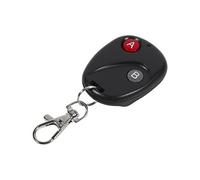 Relais sans Fil 433 MHz, Télécommande Ouvre-Porte de Garage Universel, DC 12V, 2 Canaux, Portée 3000m, Plastique Noir, 9x6x1.5cm